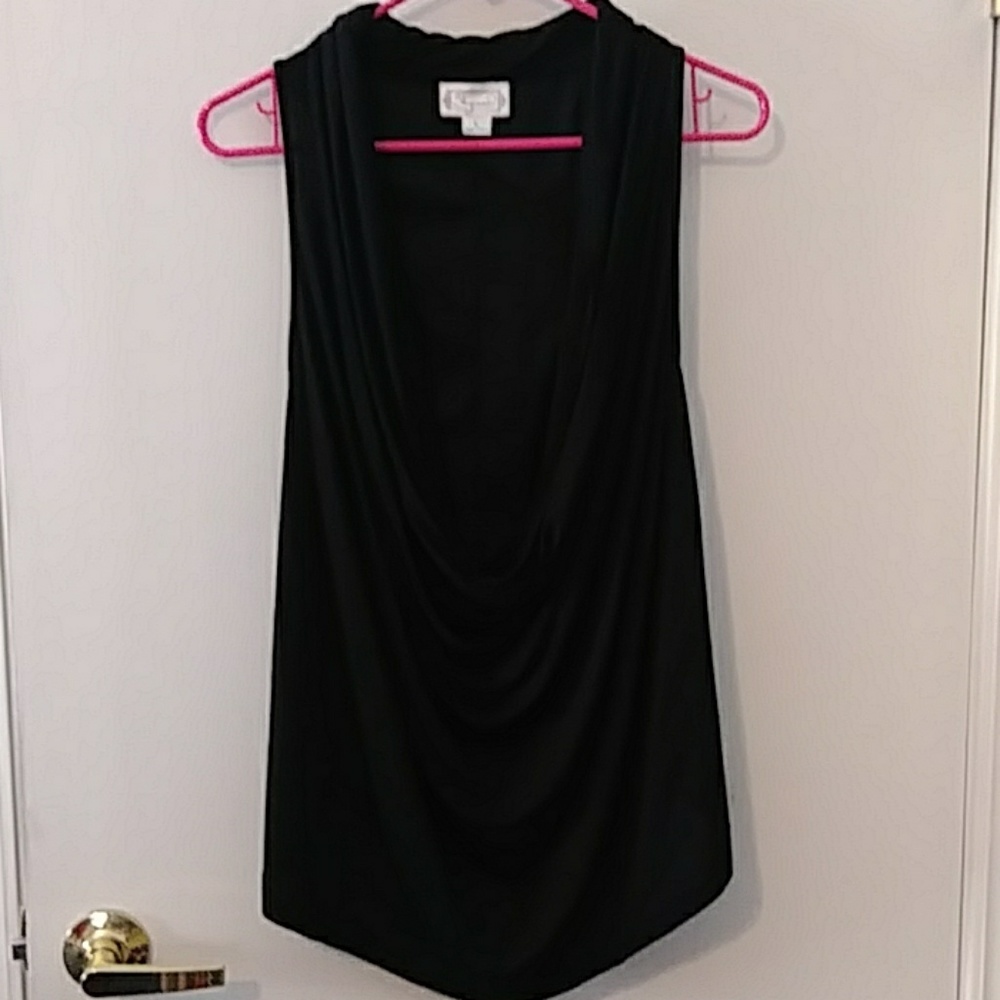 Dressy black Shyanne sleeveless top